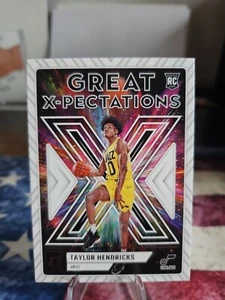 2023 Panini Donruss Taylor Hendricks GREAT EXPECTATIONS #9 - Utah Jazz ROOKIE - Picture 1 of 2
