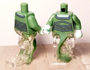 New LEGO GHOST Legs Torso Body Complete GREEN SMOKE Clear LEGS ADD HEAD Costume - Picture 1 of 1