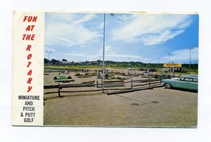 Orleans MA, tarjeta de puntuación de golf en miniatura, lanzamiento giratorio y putt, coche, 1950 a 1975 - Imagen 1 de 3