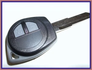NEU 2 TASTEN FERNBEDIENUNG SCHLÜSSELANHÄNGER GEHÄUSE, für Vauxhall (Opel) Agila B, Suzuki Swift Vitara SX4 - Bild 1 von 2