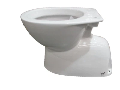 Toiiet Pan Bowl Skirted [covered] S-Trap NO Seat White Ceramic Porcelain 23kg - Image 1 of 4