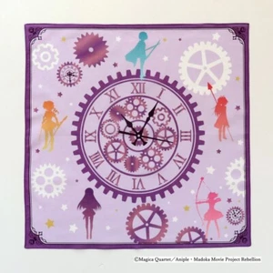 Puella Magi Madoka Magica The Movie Rebellion Printed Handkerchief 53cm Japan - Picture 1 of 1