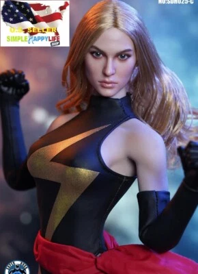 Figura 1/6 cabeza femenina esculpida SDH025 C para TBLeague Phicen 12" hot toys ❶USA❶ Foto 1 de 4