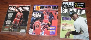 VINTAGE SPORTSLOOK & TUFF STUFF JR MAGAZINES MICHAEL JORDAN - Picture 1 of 5