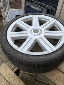 Chrysler Crossfire Alloy wheel tyre 04-07 7.5J 7 spoke 5x112 Front 225/40/18 - Picture 1 of 10