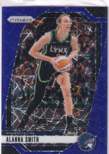 2024 WNBA Prizm Panini Basketball No. 111 Alanna Smith Blue Laser Prizm - Bild 1 von 2