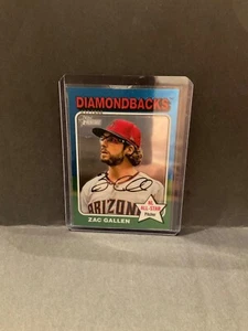 2024 TOPPS HERITAGE HIGH # BASEBALL Chrome Refractor /699 ZAC GALLEN #21 - Picture 1 of 2