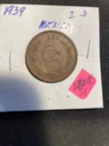 1939 MEXICO 2 CENTAVOS - Picture 1 of 2