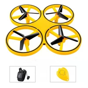 Mini Quadrocopter Geste Fernbedienung Spielzeug Höhenuhr Steuerung Geschenk~ - Bild 1 von 9