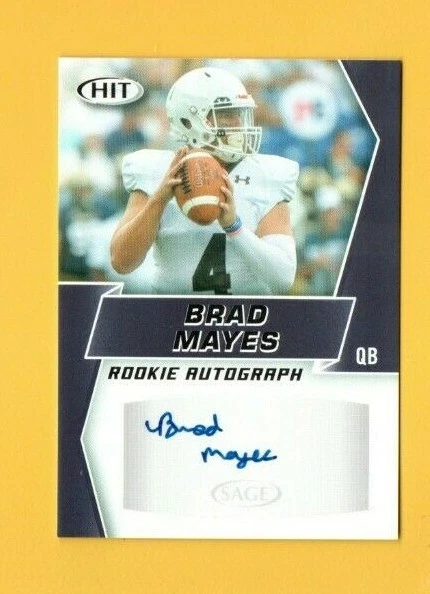 D20944  2019 SAGE HIT Autographs #A8 Brad Mayes - Image 1 of 1