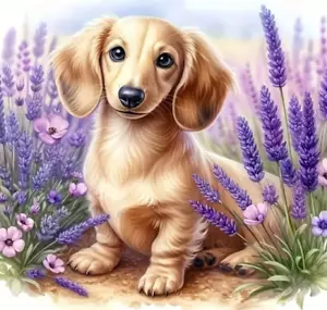 Dog Diamond Painting Kits for Adults, 5D DIY Diamond Art Kits for Beginners, Ful - Picture 1 of 5