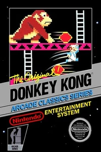 Donkey Kong Box Art NES Nintendo Retro Game Poster più dimensioni 11x17-24x36 - Foto 1 di 1