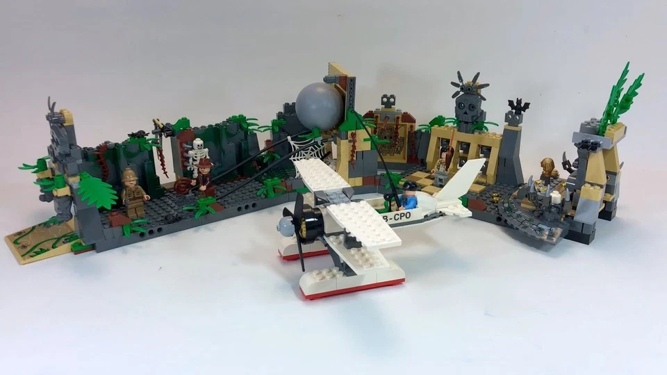 LEGO Indiana Jones Temple Escape 7623 - 100% Completo con Manual sin caja Foto 1 de 1