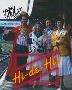 Su Pollard & Jeffery Holland Hand Signed 8x10 Photo , Autograph, Hi-De-Hi (C) - Picture 1 of 2