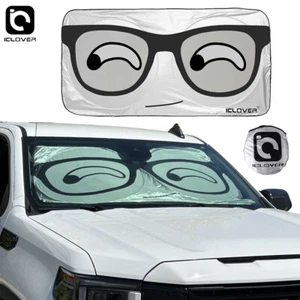 Foldable Car Windshield Sun Shade Front Window Cover Visor UV Protector Eyes - Picture 1 of 10