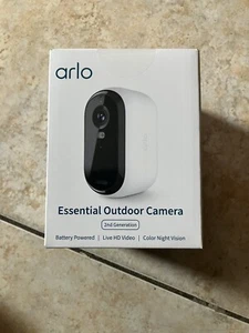 New Arlo Essential Camera HD 2Nd Gen. Wireless 1080P Security Surveillance - - Picture 1 of 2