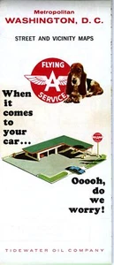 1965 Tidewater Road Map: Washington, D. C. NOS - Bild 1 von 1