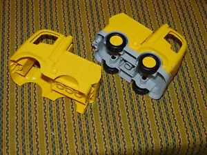 LEGO DUPLO Lot of 2 - Delivery Dump Construction Truck - Yellow - Picture 1 of 3