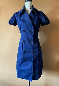 Camisa de vestir Ralph Lauren Black Label azul algodón manga corta trinchera talla 6 - Imagen 1 de 3