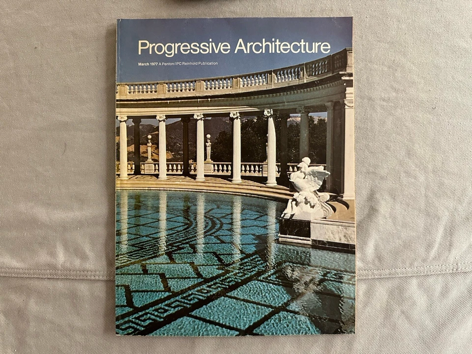 Progressive Architecture Magazine March 1977 Women Architectural Digest Vintage - Image 1 of 1