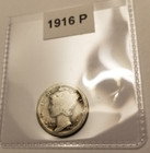 1916-P argent mercure dime