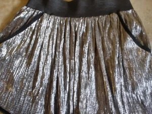 Zadig & Voltaire Silver mini skirt - Picture 1 of 4