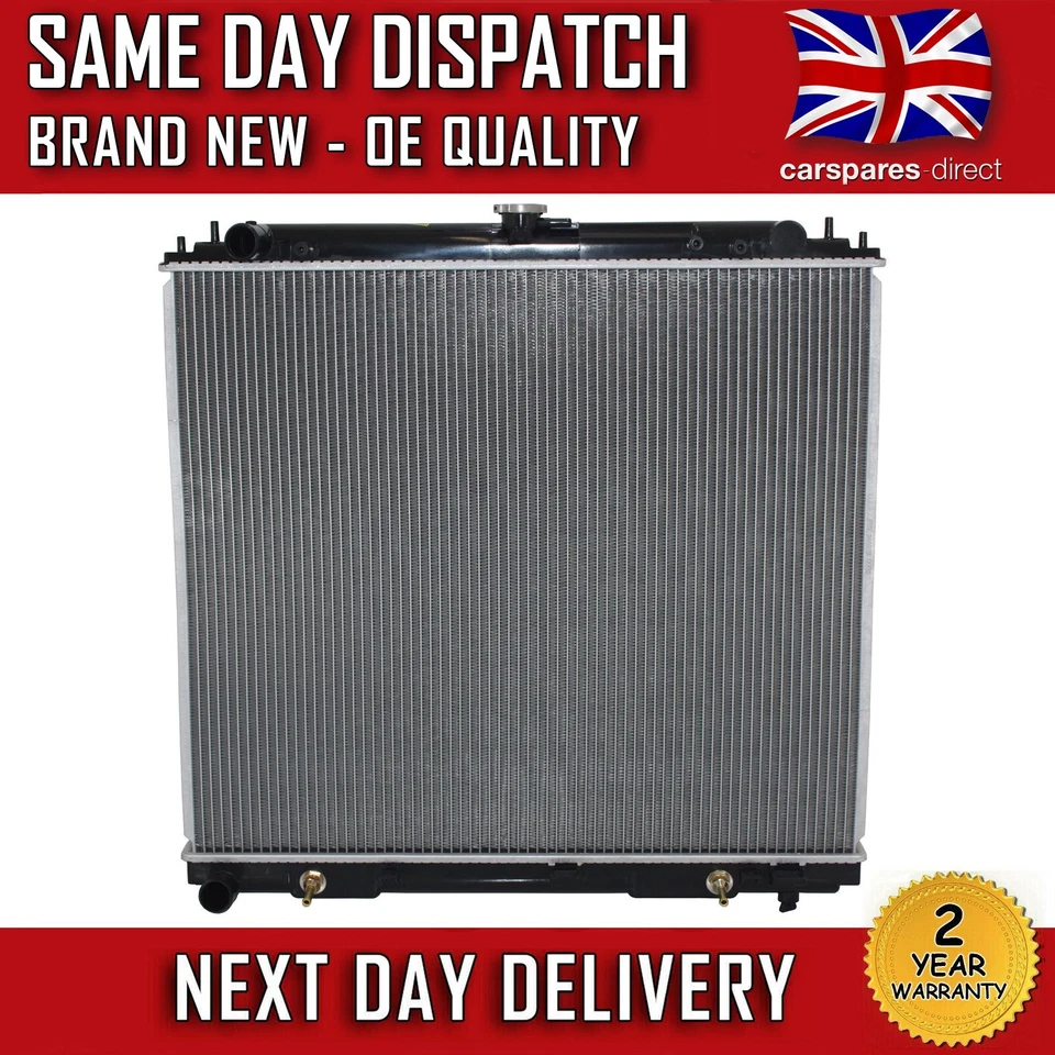FOR NISSAN NAVARA D40 2.5 DCI 2004-2015 AUTOMATIC RADIATOR 21460EB30A - Image 1 of 2
