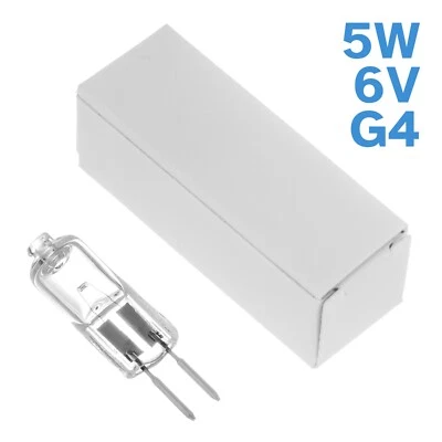 1pc G4 6V 5W JCD Clear Light Globe Microscope Bulb Halogen Bi-Pin Dimmable - Image 1 of 4