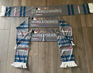 SET OF 3- 2023 World Series Capital One Scarf Arizona Diamondbacks Texas Rangers - Picture 1 of 4