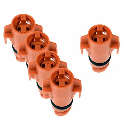 For Lincoln Aviator 2020 2021 Plastic Oil Drain Plug | Orange Nylon Twist Drain - Image 1 of 4