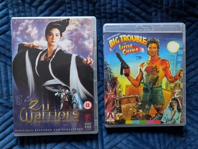 Zu Warriors  DVD & Big Trouble in Little China John Carpenter (Blu-ray, 1986) - Image 1 of 4