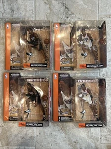NBA McFarlane Series 1 Set Of 4 Allen Iverson Variant Figurines NIB - Picture 1 of 2