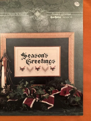 Cross N Patch Cross Stitch Pattern Booklet Season’s Greetings - Image 1 of 2