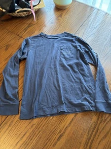 vineyard vines boys S 8 10 long sleeve t shirt blue - Picture 1 of 4