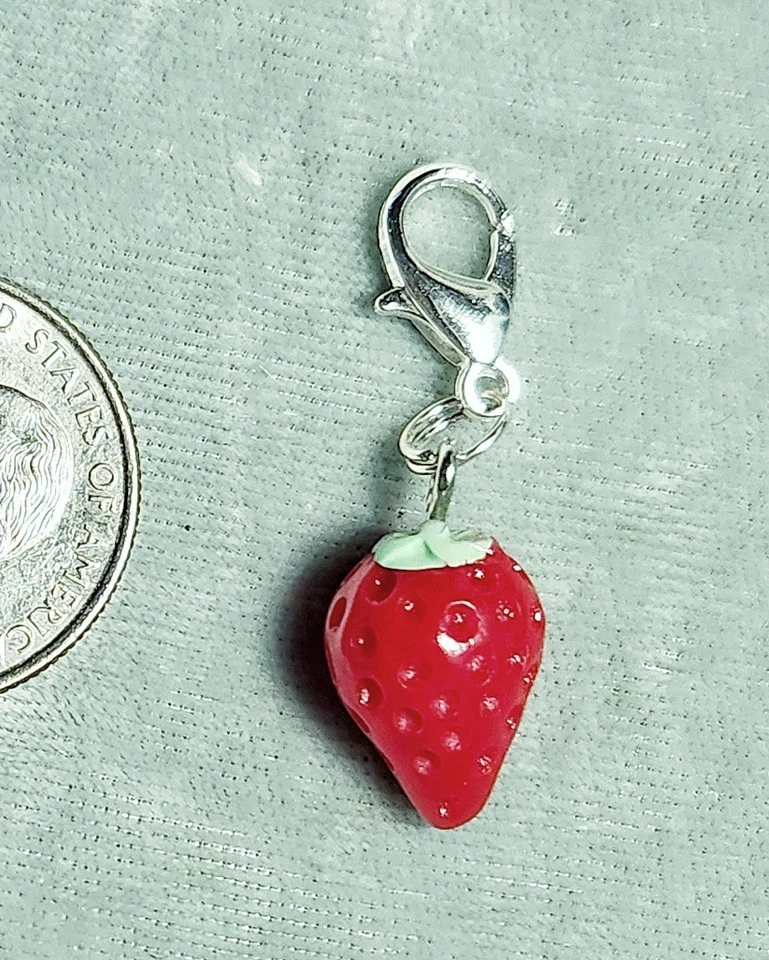 Dijes con clip para galletas de comida fruta pizza: mochila cartera cremallera relleno Foto 1 de 1