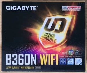 Placa madre GIGABYTE B360N WIFI LGA1151 B360 DDR4 HDMI USB 3.1 Mini ITX - Imagen 1 de 6