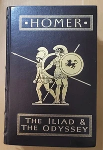 Homer The Ilias & The Odyssey - BARNES & NOBLE - LEATHER HC 1999 - TOP!  - Bild 1 von 12