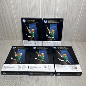 Lot of 5 HP Advanced Glossy 4x6 Photo Paper For Inkjets 100 Sheets per box - Afbeelding 1 van 4