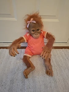 Annabelle's Hugs Monkey Doll di Ashton-Drake Galleries Ina Volprich da collezione - Foto 1 di 11