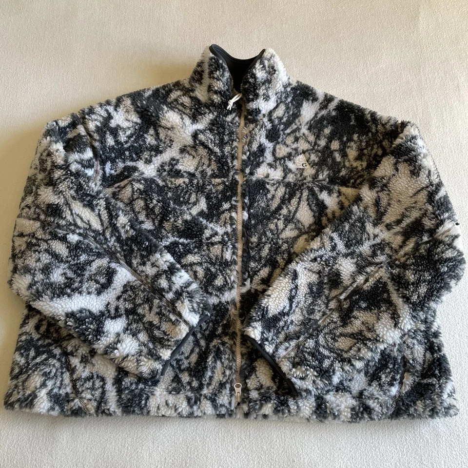 Nike Women XS ACG Canwell Glacier ADV Windproof Fleece Jacket FV7339-104