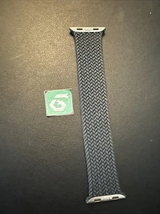 Apple Watch Braided Solo Loop 45mm (42/44/49) Genuine OEM Abyss Blue Size 5 - Zdjęcie 1 z 7