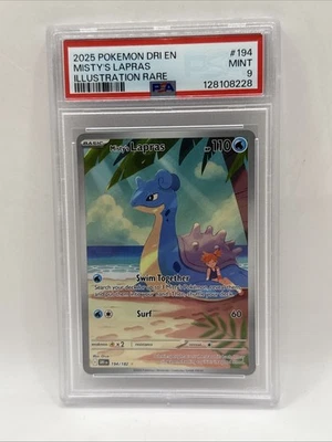 Misty’s Lapras Illustration Rare Destined Rivals PSA9 - Image 1 of 2