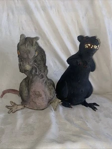 PAR De Colección 12" y 13" LATEX RATAS Halloween Casa Embrujada utilería DIENTES DE MIEDO - Imagen 1 de 18