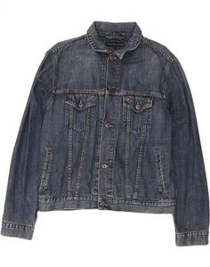 TOMMY HILFIGER Mens Denim Jacket UK 40 Large Blue Cotton BJ01 - Picture 1 of 3