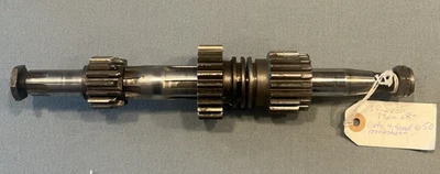 Eje principal Triumph usado, unidad 650cc 1969-1972, T120R TR6 TR6C # 57-2436, con engranajes Foto 1 de 4