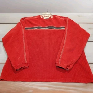 Vintage Point Zero Shirt Herren XL rot Surfer Grunge 90s Sweatshirt Pullover Skate - Bild 1 von 12
