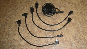 USB TYPE C TO MICRO USB RIGHT ANGLE CABLE ASSORTMENT AND POWER ADAPTER - Photo 1 sur 3