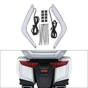 Rear Saddlebag Turn Brake Light Accents Fit For Honda Goldwing 1800 18-24 19 20 - Picture 1 of 7