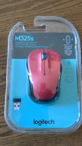 Logitech M325S Wireless Mouse with Receiver, Brilliant Rose 910-006827 - Picture 1 of 2