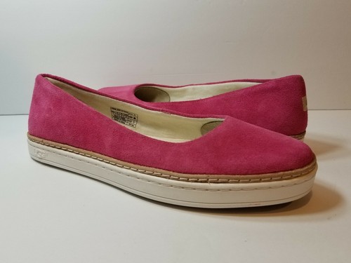 UGG Pure 1013049 slip on donna Kammi scamosciato rosa piatto taglia 6